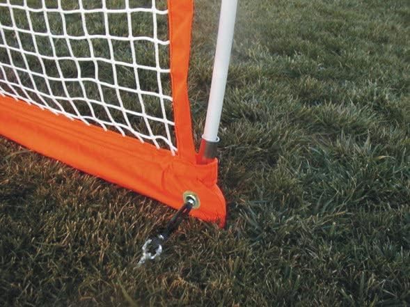 Bownet Portable Lacrosse Goal, 6'x6', Official Full Size, Carry Bag
