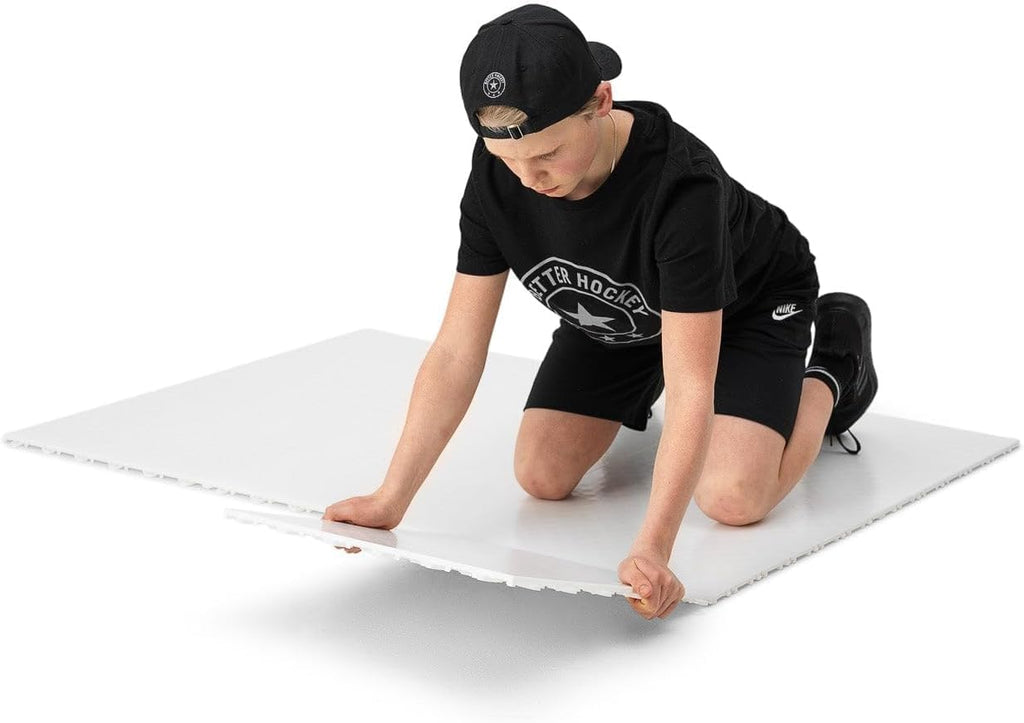 Better Hockey Extreme Dryland Flooring Tiles - Synthetic Ice Panels for Hockey, Professional Quality Training Aid for Shooting, Passing and Stickhandling