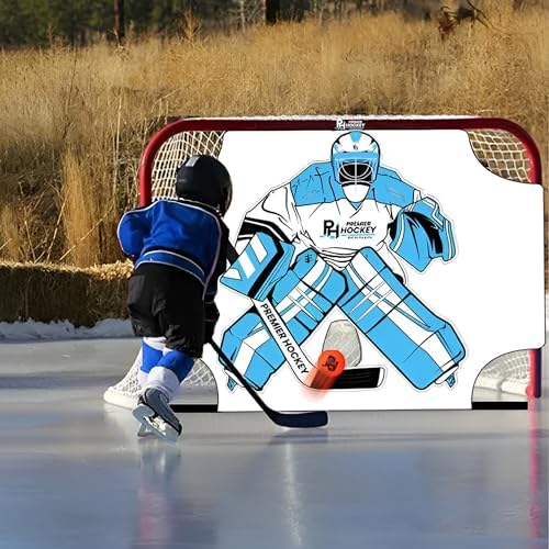 PS 54â Junior Steel Street Hockey Goal + Shooter Tutor