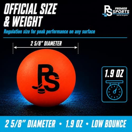 PS Bundle 54â Junior Steel Street Hockey Goal + 12-Pack Street Hockey Balls