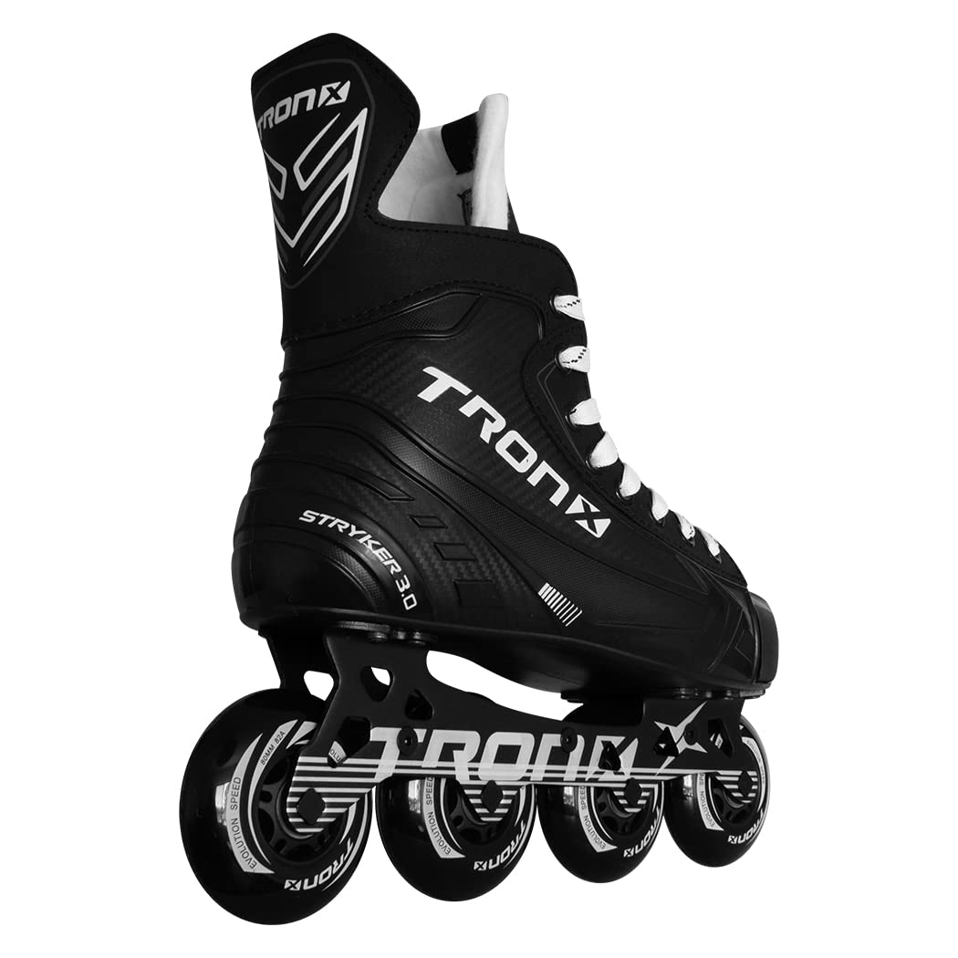 TronX Stryker 3.0 Senior Adult Junior Kids Inline Roller Hockey Skates, New Model
