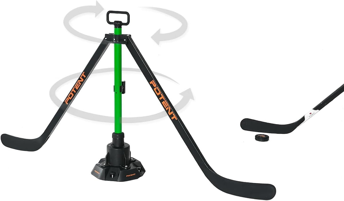 Potent Spin Defender 2.0 â App-Powered Rotating Hockey Defense Training System