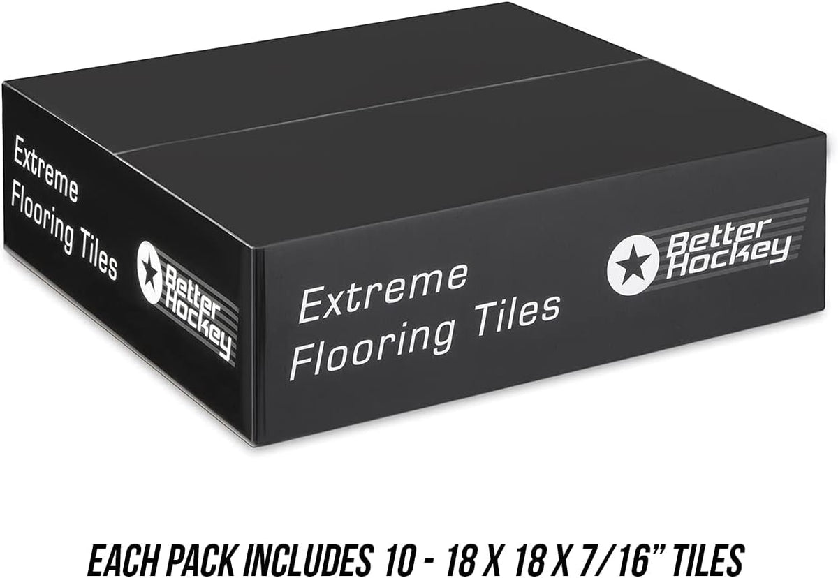 Better Hockey Extreme Dryland Flooring Tiles - Synthetic Ice Panels for Hockey, Professional Quality Training Aid for Shooting, Passing and Stickhandling