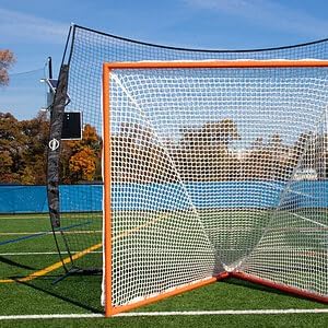 Velocity Quick Connect Lacrosse Goal in 6mm Black and White Net