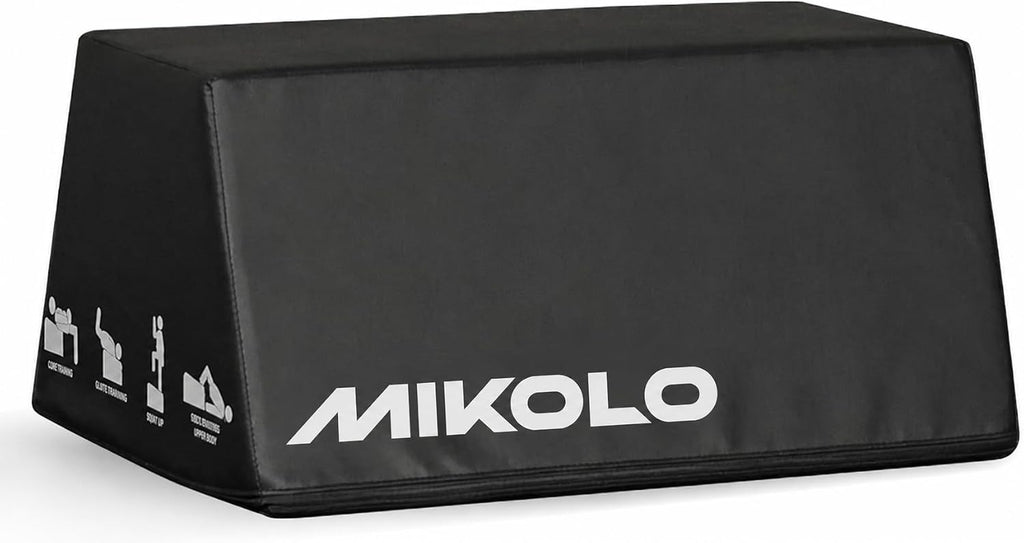 Mikolo Hip Thrust Bench, Hip Thrust Machine at Home for Glute Bridge, Multi-Functional Hip Thrust Box with Non-Slip, Glute Workout Equipment, 700LB Load Capacity, Core & Ab Strength Training