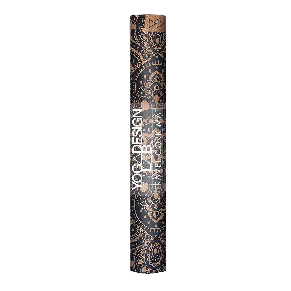 YOGA DESIGN LAB | The Cork Yoga Mat | Eco Luxury | Ideal for Hot Yoga, Power, Bikram, Ashtanga, Sweaty Workouts | Studio Quality | Includes Carrying Strap!