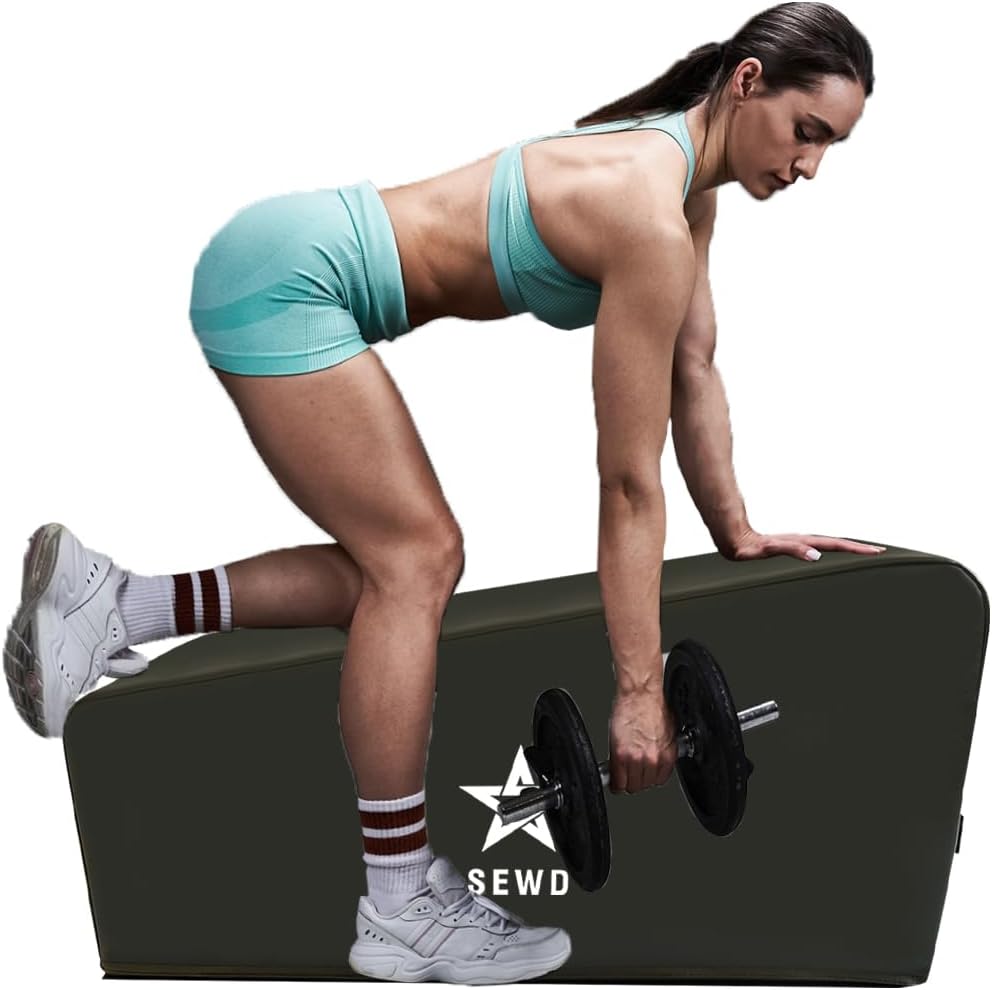 Pilates and Yoga Bench by SEWD â Portable Workout Bench for Full Body Exercise with Handle â Weight Training, AB Workout, Hip Thrust and Glute Training Home Gym Equipment