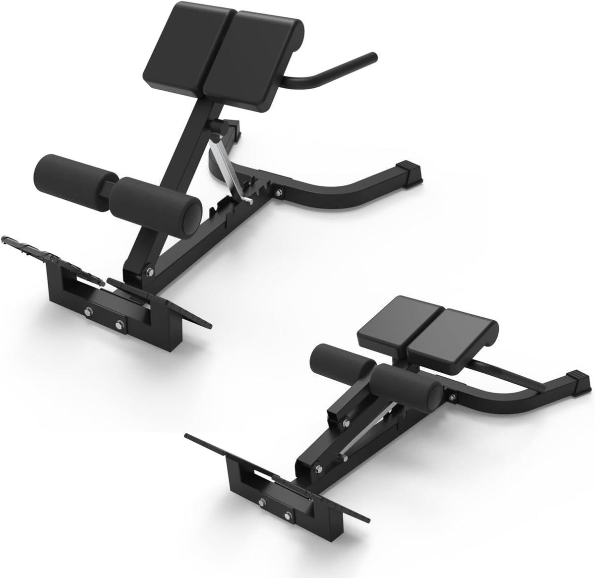 Garvee Adjustable Home Roman Chair, Multi-Angle Back Extension Bench, Abdominal Core Training Board with Foldable Anti-Slip Base