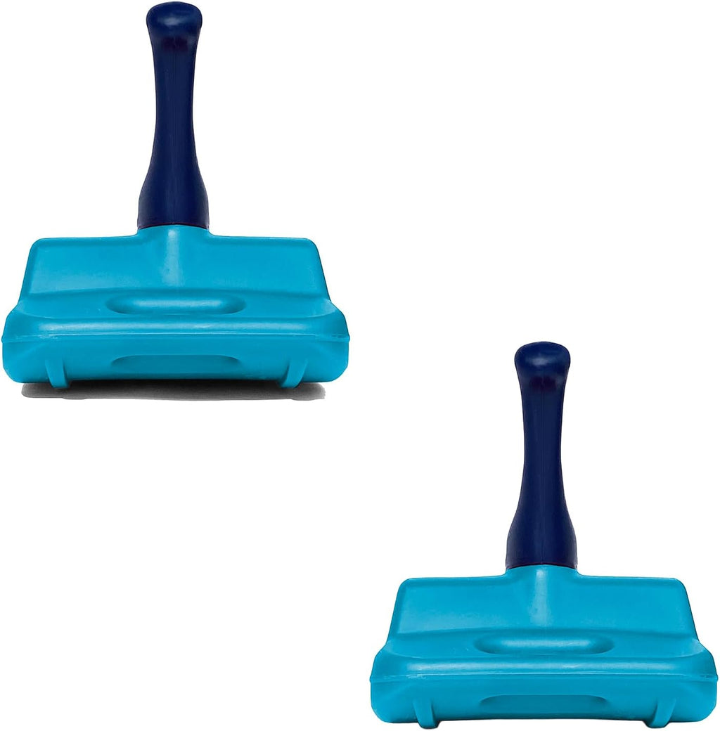 Freestyle Mini Luge Snow Sled â Made in USA â Lightweight Steerable Sit-Down Racer (Aqua Blue, 2 Pack)