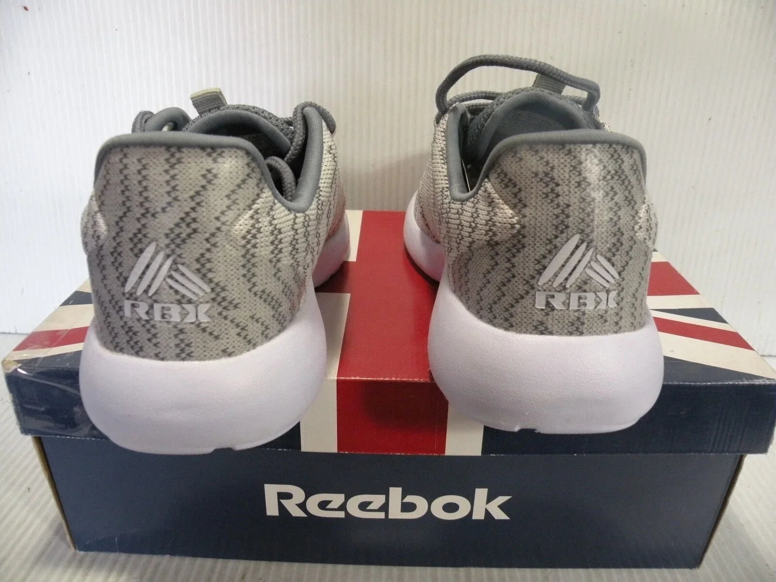 RBX RAYNA-ZK RUNNING TRAINERS SPORTS SNEAKER People SHOES GREY/BEIGE SIZE 10 NEW