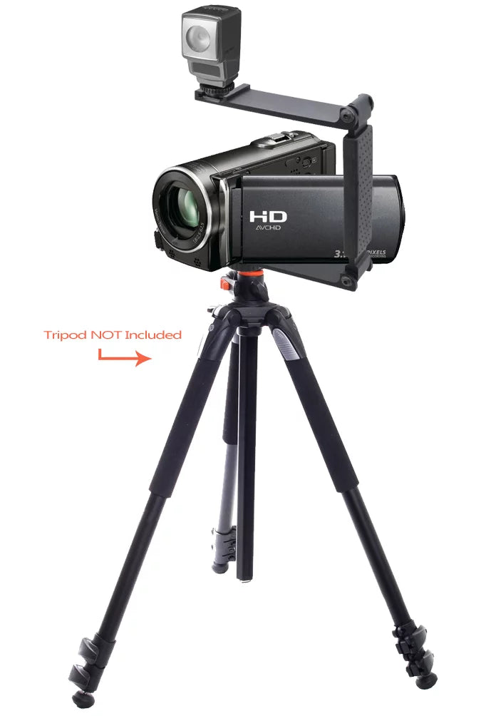 LED High Power Video Light (Super Bright) For Canon VIXIA HF R300 (Includes Mounting Brackets)