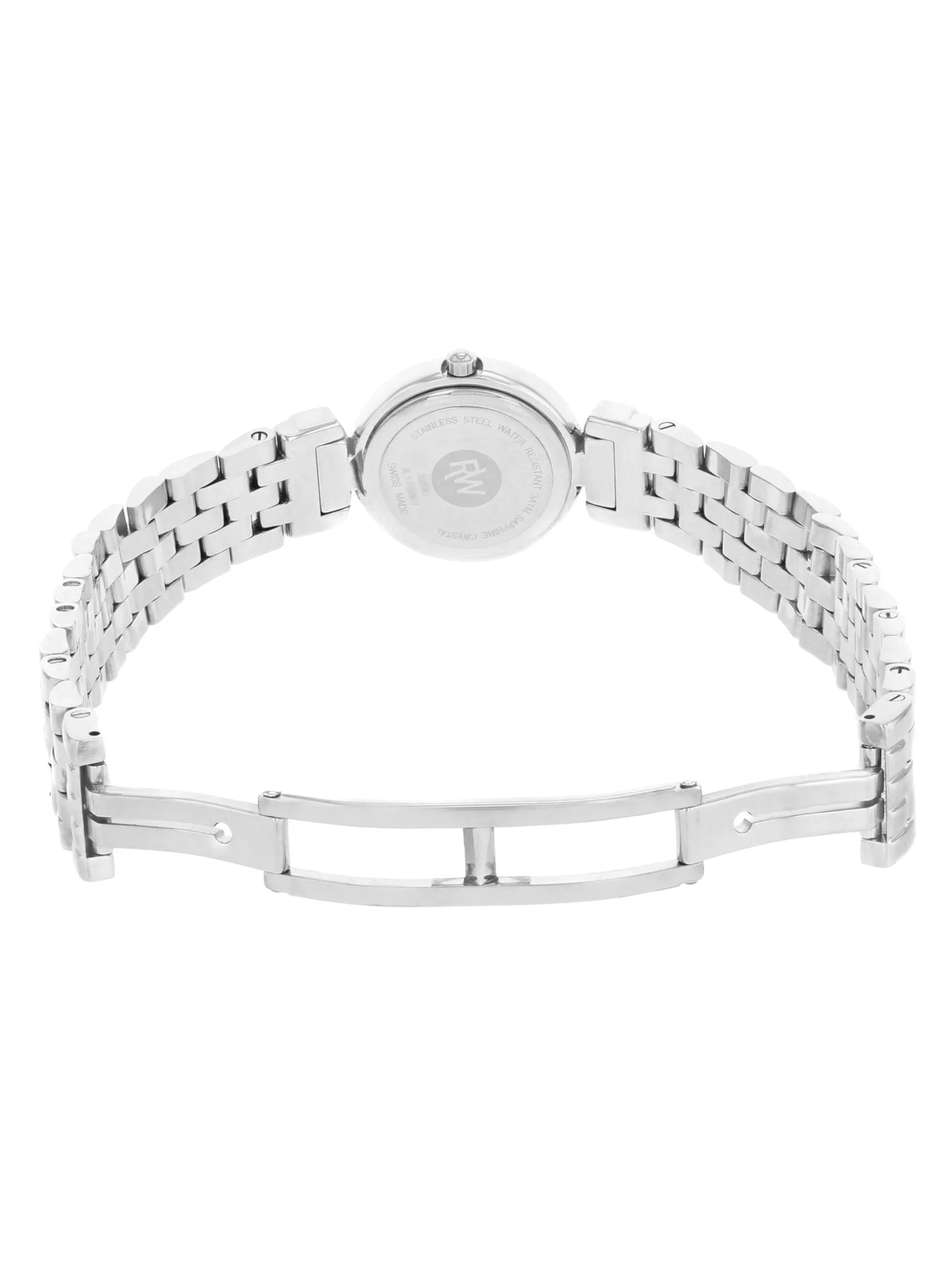 Pre-Owned Raymond Weil Chorus Steel Midnight Face Gemstone Ladies Watch 5890-ST-20082 (Good)