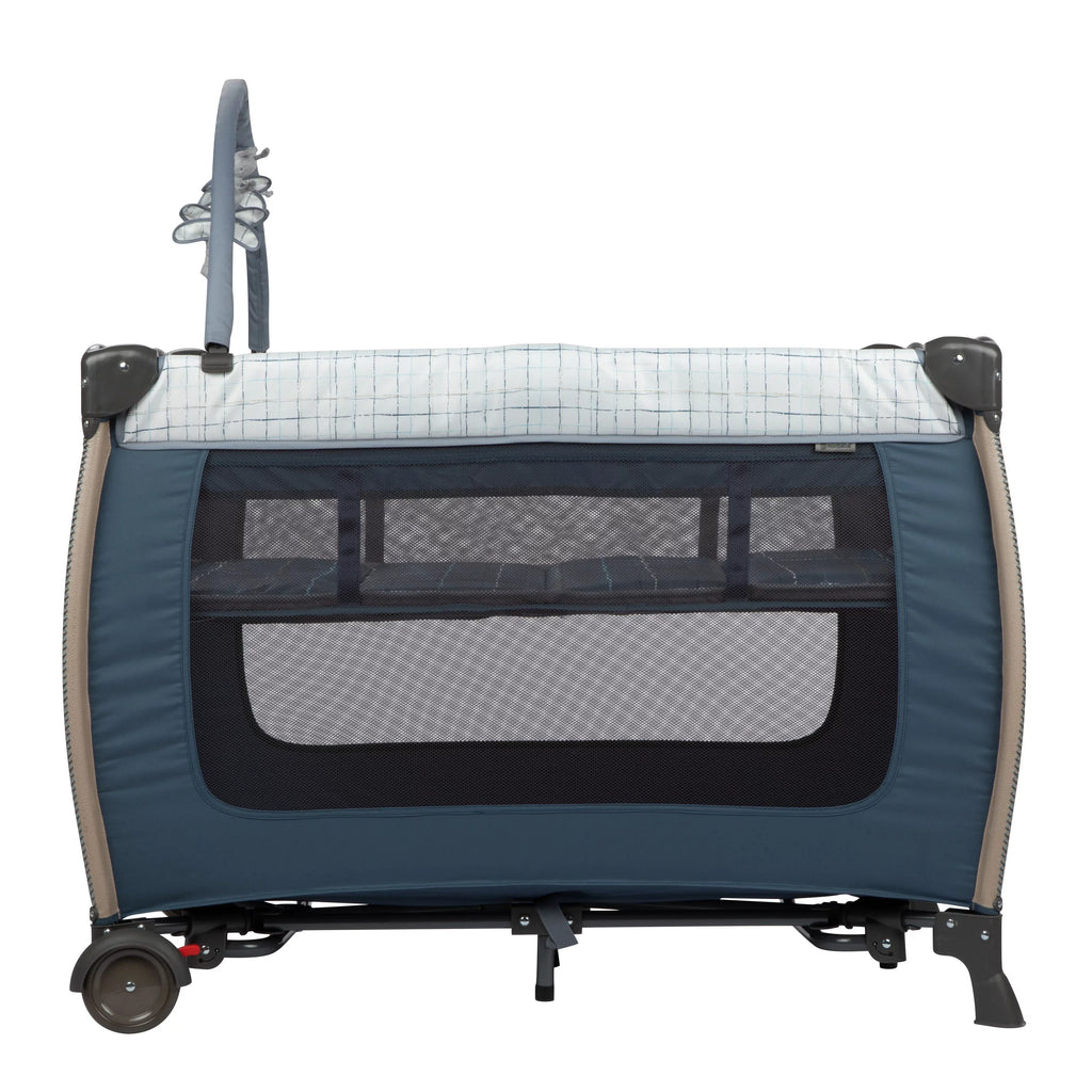 Monbebe Willow Rocking Play Yard with Full Size Bassinet, Plaid