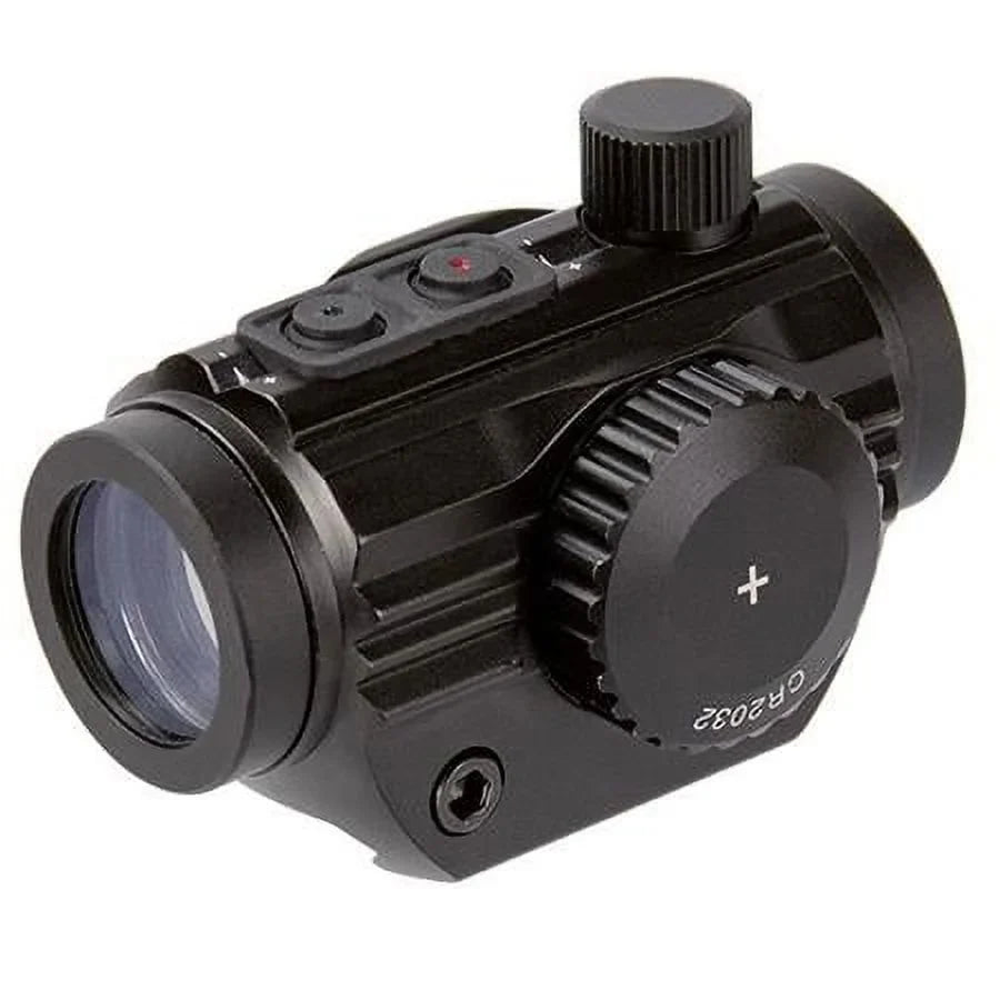 AIM Sports Inc Micro 1x20mm Dot Sight, 5 MOA Dot Sight, CNC Machined Aluminum, B