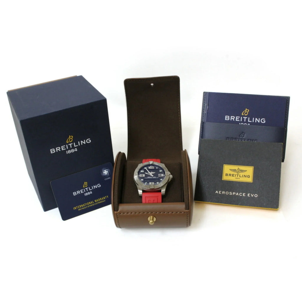 Pre-Owned Breitling Aerospace Evo Watch Titanium E79363101B1E1 Gemstone Individuals BREITLING (Good)