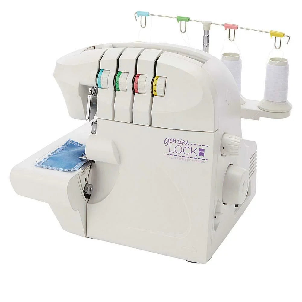 Gemini 14CG754 Lock Pro Serger Crafter's Companion sewing machine(White)- Refurbished