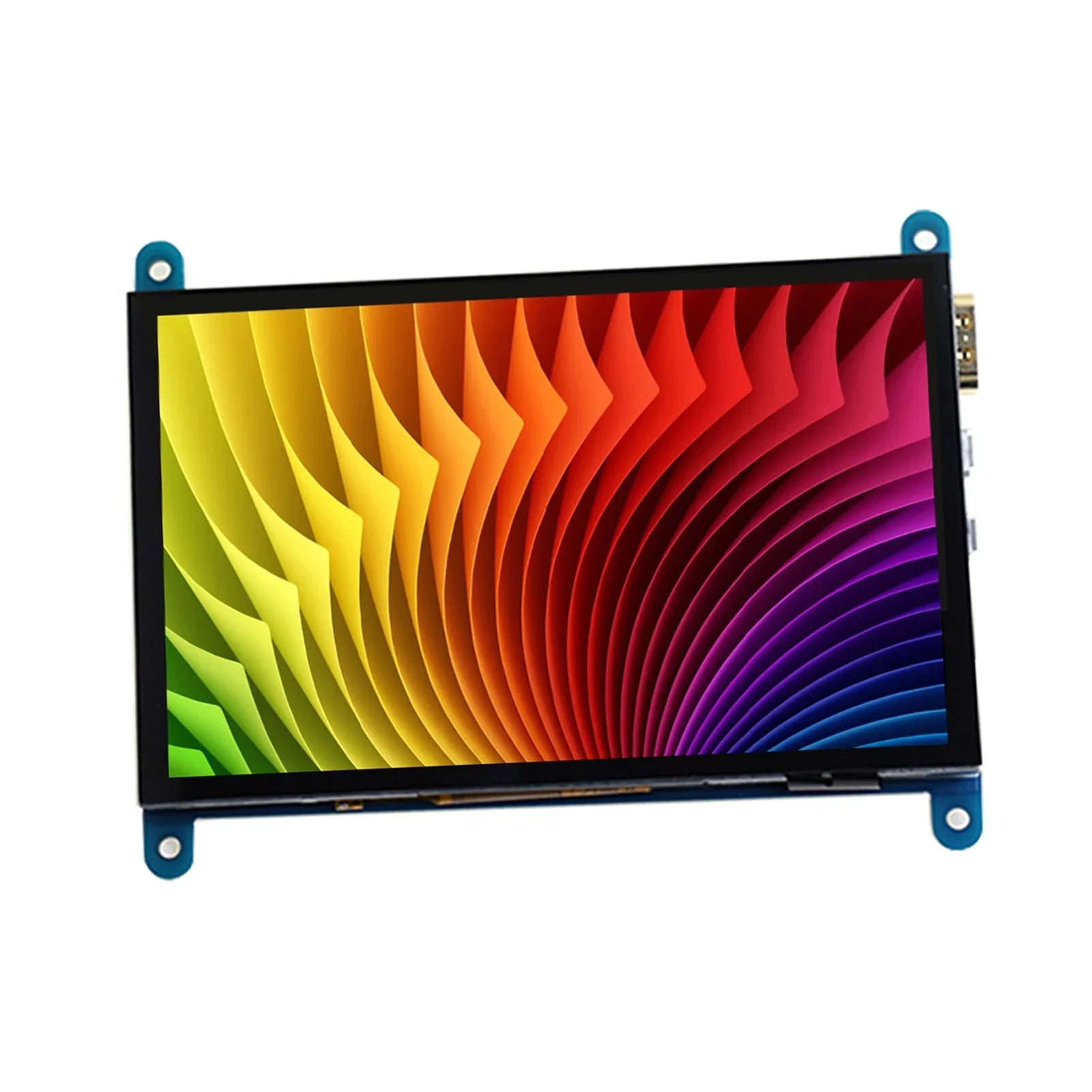 CACAGOO 5 Inch HD Capacitive Touchscreen Display 800*480 Resolution Small Portable Monitor with USB HD Interface Compatible with Raspberry Pi Educational Tool