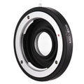MD- Lens Mount Adapter Ring with Corrective Lens for Minolta MD Lens to Fit for Canon EF Camera Focus Infinity