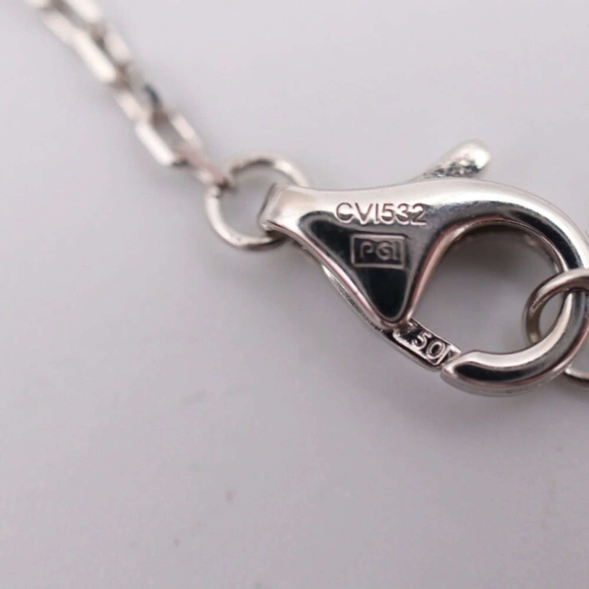 Pre-Owned CARTIER Cartier Trinity necklace CRB7224532 K18WG ceramic diamond white gold Dark Final Point 750 (Good)