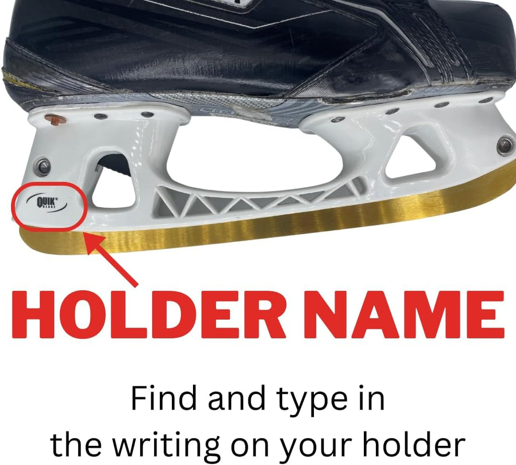 Replacement Hockey Skate Blades - Mirror Stainless - All Quick-Release Holders