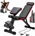 Adjustable Weight Bench with Leg Extension, 770LBS Foldable Bench Press