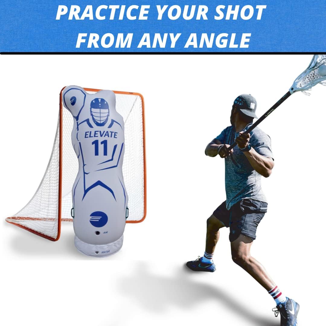 Elevate 11th Man Inflatable Lacrosse Goalie Shot Blocker & Dummy