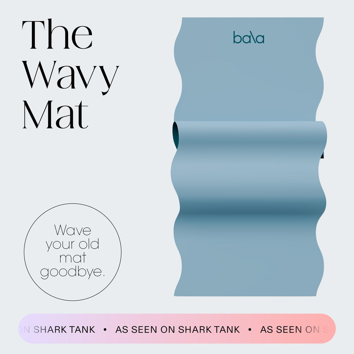 Bala Yoga Mat for Home Gym, Non-Slip Exercise Mat for Home Yoga