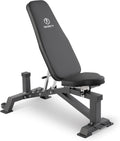 Marcy Deluxe Adjustable Utility Weight Bench for Home Gym Weightlifting and Strength Training SB-8062
