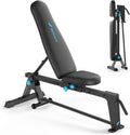 MERACH 1100LBS Adjustable Weight Benches for Home Gym Pro, Ultra-stable Design for Bench Press, Extendable Backrest and Rear Chassis Ensure No Wobble, Innovative Design for Full-Body Home Workouts