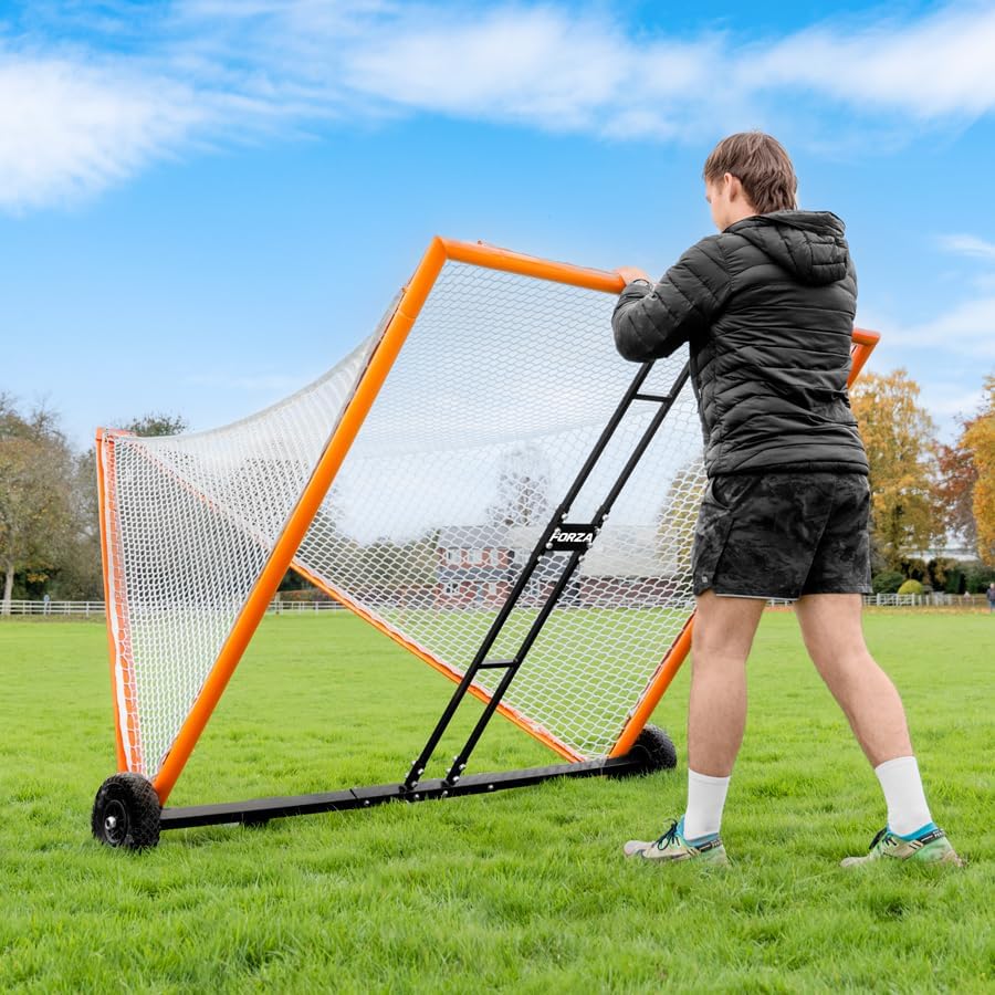FORZA Lacrosse Goal Dolly | Heavy-Duty, All-Terrain Goal Mover with Puncture-Proof Wheels & Steel Frame â Easy One-Person Transport for 6x6, 4x4 & 6x4 Lacrosse & Soccer Goals