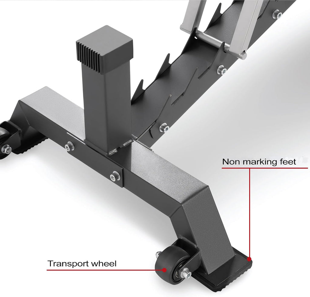 Marcy Deluxe Adjustable Utility Weight Bench for Home Gym Weightlifting and Strength Training SB-8062