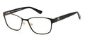 Juicy Couture 210 Full Rim Rectangular Matte Ebony Eyeglasses