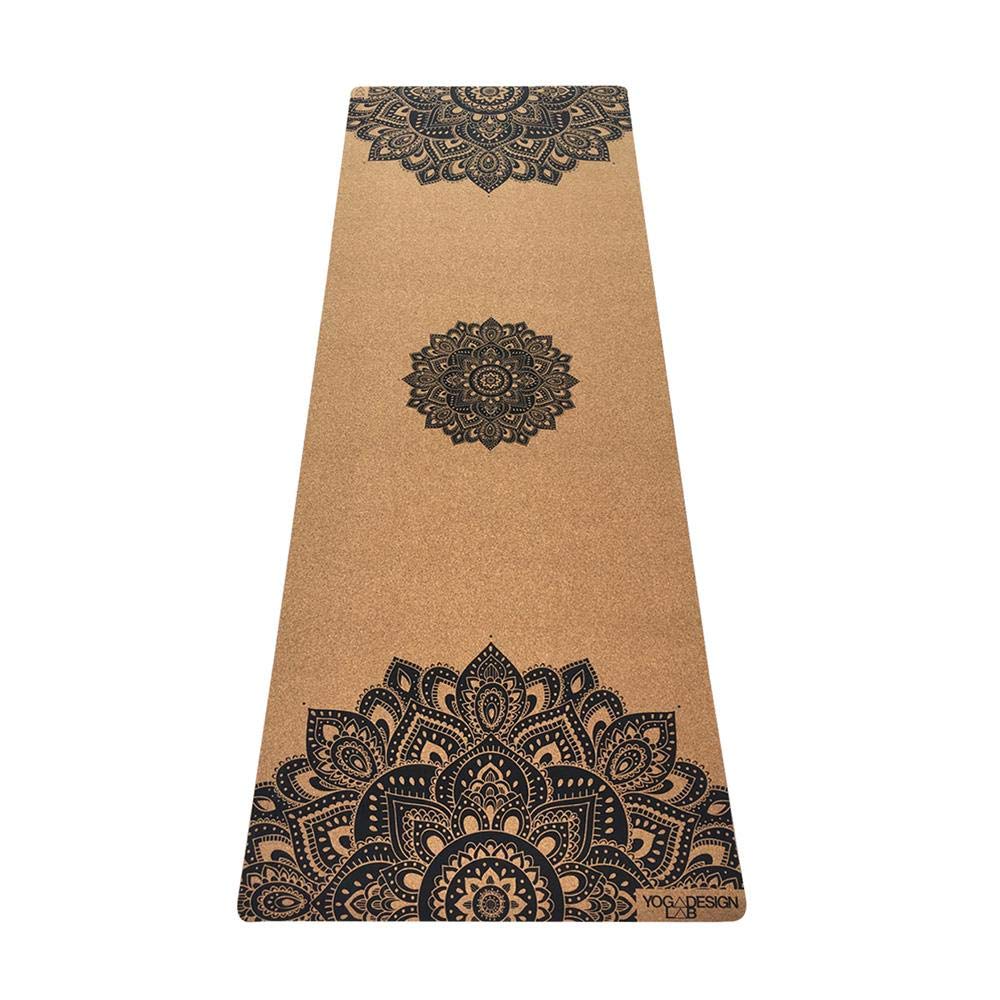 YOGA DESIGN LAB | The Cork Yoga Mat | Eco Luxury | Ideal for Hot Yoga, Power, Bikram, Ashtanga, Sweaty Workouts | Studio Quality | Includes Carrying Strap!