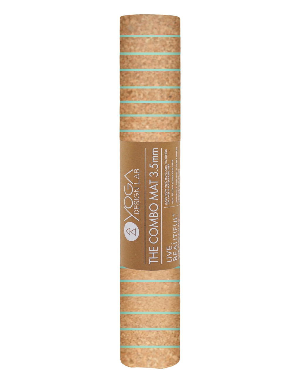 YOGA DESIGN LAB | The Cork Yoga Mat | Eco Luxury | Ideal for Hot Yoga, Power, Bikram, Ashtanga, Sweaty Workouts | Studio Quality | Includes Carrying Strap!