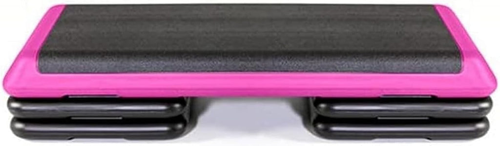 The Original STEP Exercise Step Platform, Health Club Size Stepper for Exercise at Home with 4 Stackable Risers for Height Adjustments