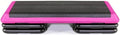 The Original STEP Exercise Step Platform, Health Club Size Stepper for Exercise at Home with 4 Stackable Risers for Height Adjustments