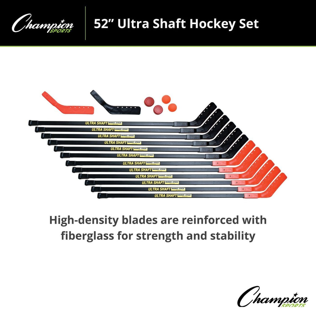 Champion Sports Ultra Shaft Hockey Set