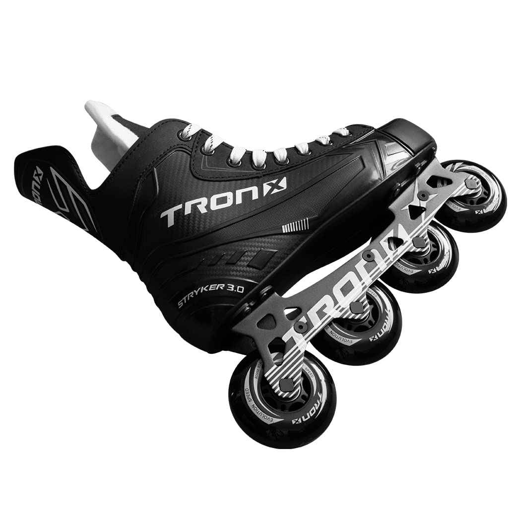 TronX Stryker 3.0 Senior Adult Junior Kids Inline Roller Hockey Skates, New Model