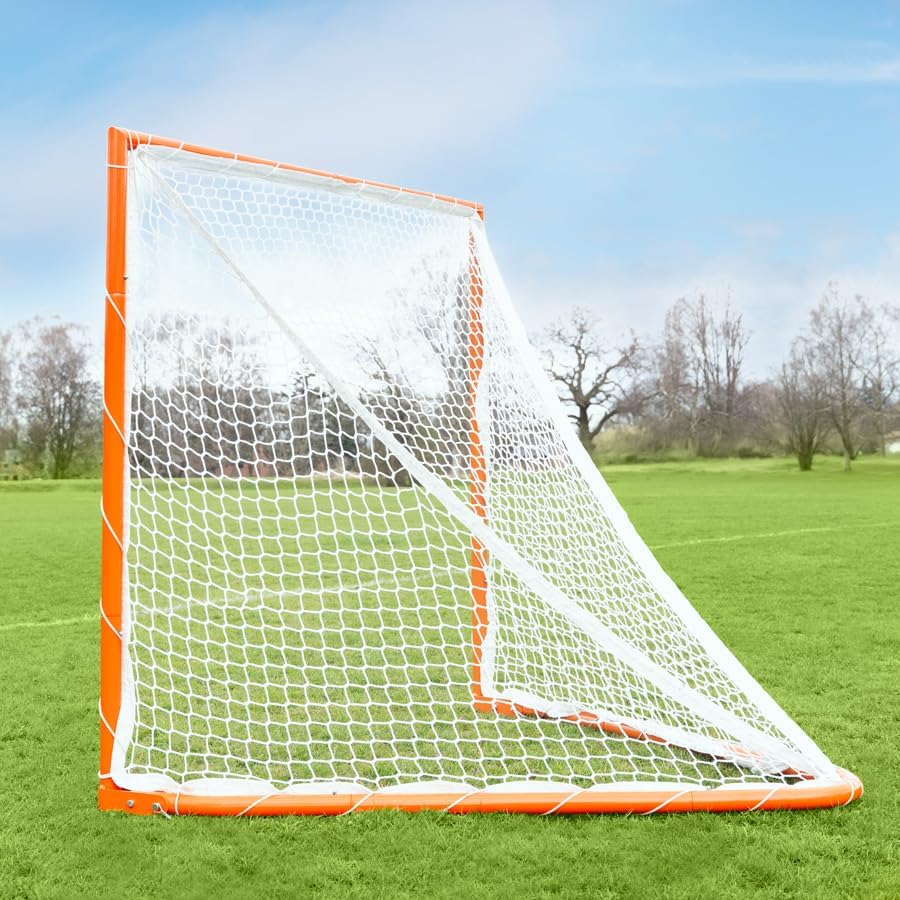 FORZA Folding Lacrosse Goal | Portable Steel Frame with Training Net â Weatherproof & Freestanding with Easy Fold for Storage â for Indoor and Outdoor Use