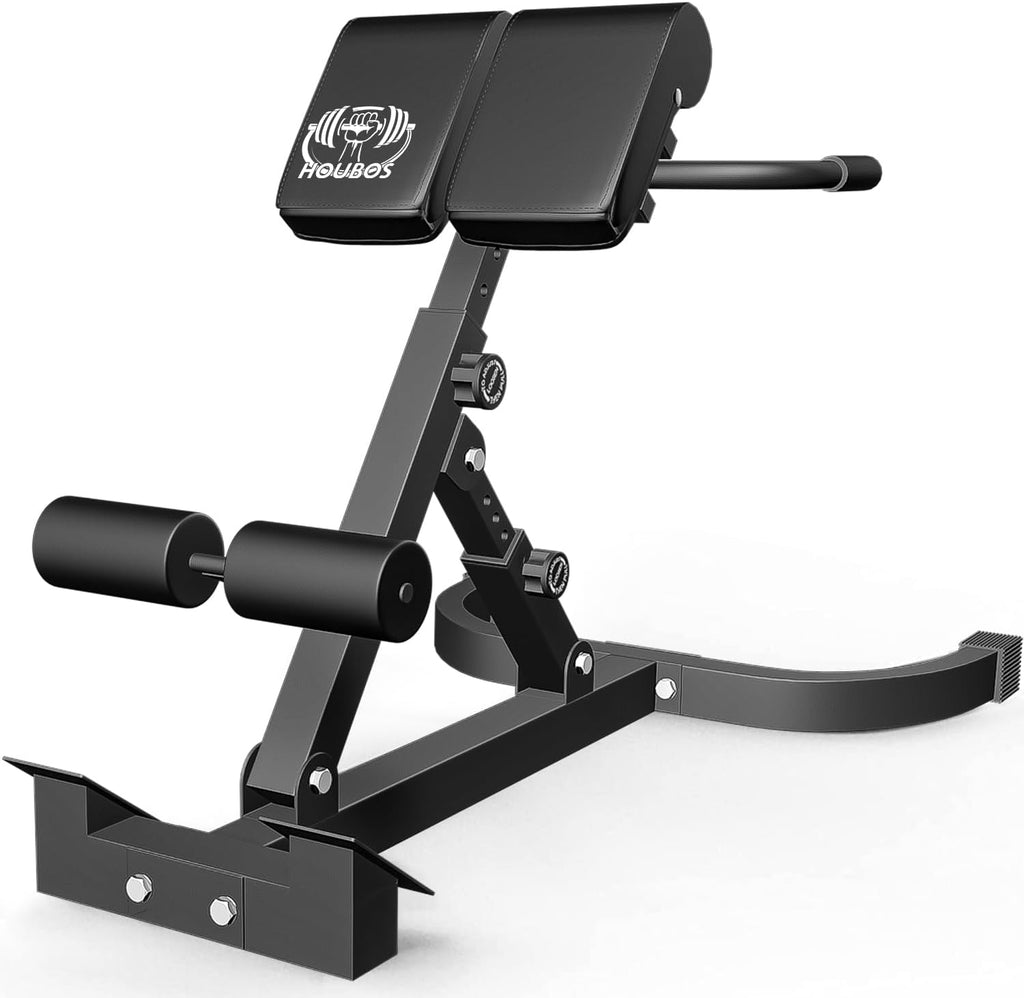 Adjustable Roman Chair 300 lb Capacity, Hyper Back Extension Bench