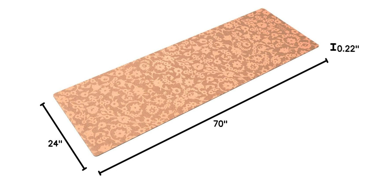 YOGA DESIGN LAB | The Cork Yoga Mat | Eco Luxury | Ideal for Hot Yoga, Power, Bikram, Ashtanga, Sweaty Workouts | Studio Quality | Includes Carrying Strap!