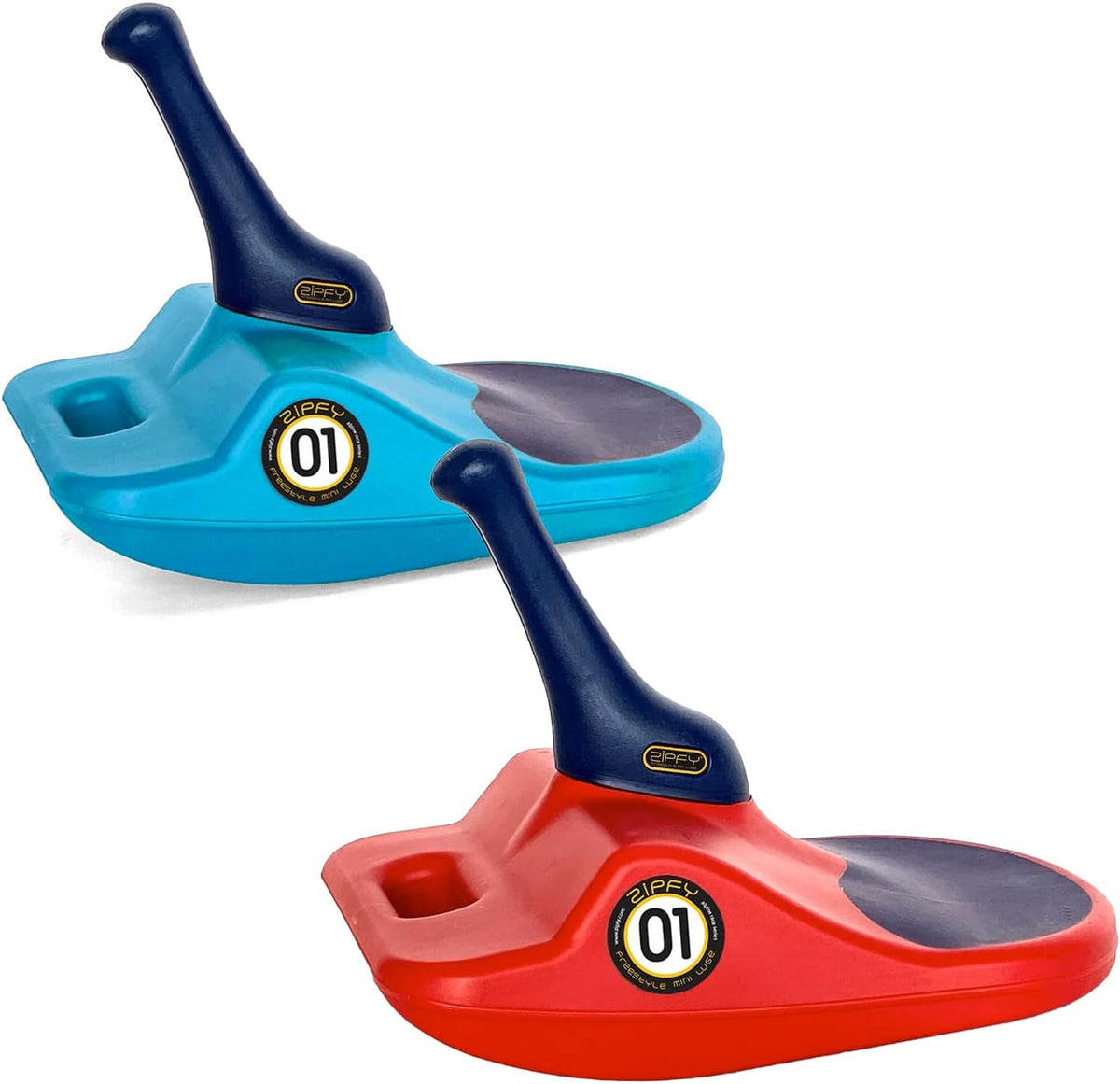 Freestyle Mini Luge Snow Sled â Made in USA â Lightweight Steerable Sit-Down Racer