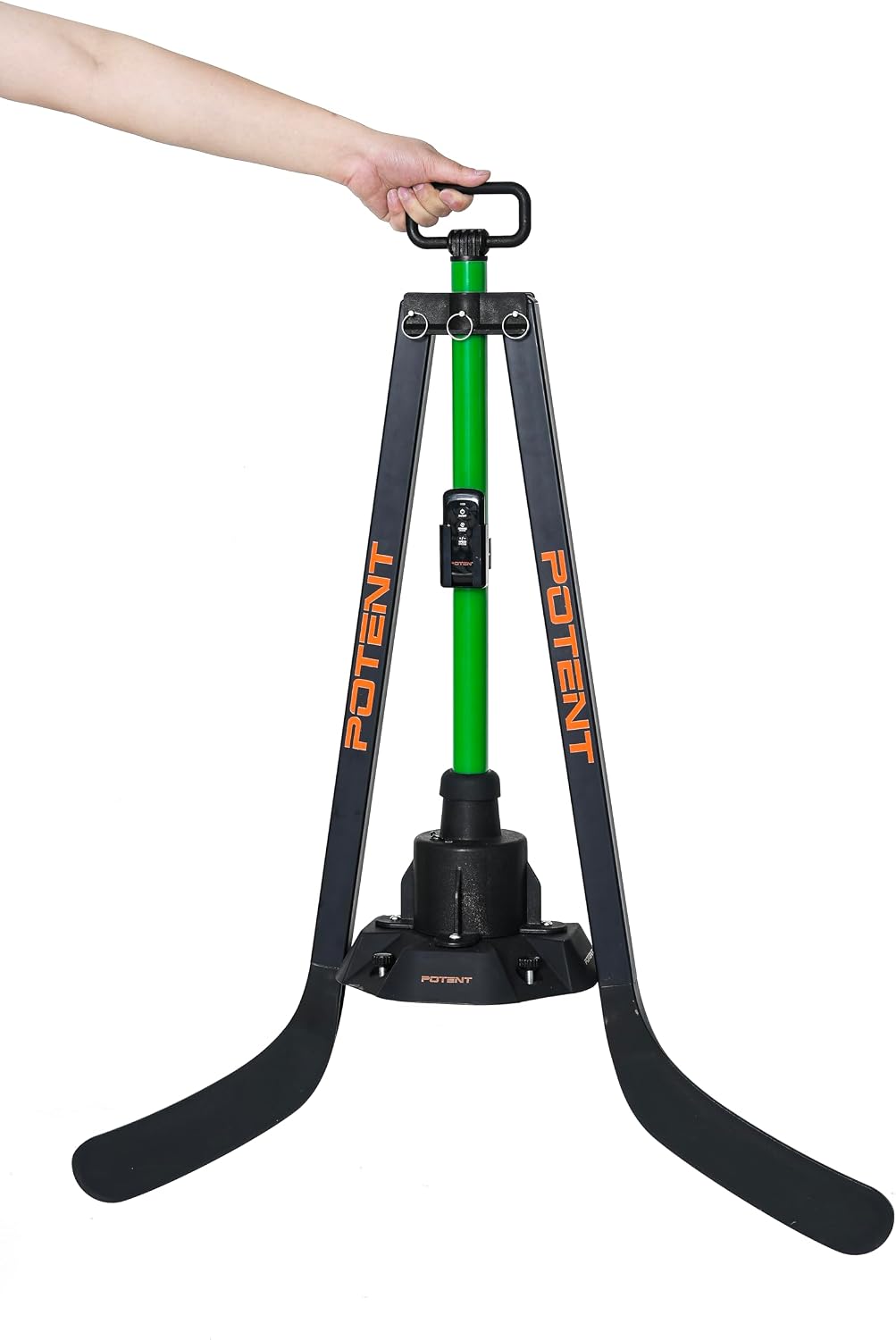 Potent Spin Defender 2.0 â App-Powered Rotating Hockey Defense Training System