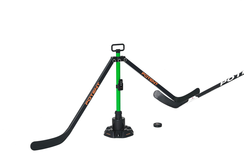 Potent Spin Defender 2.0 â App-Powered Rotating Hockey Defense Training System