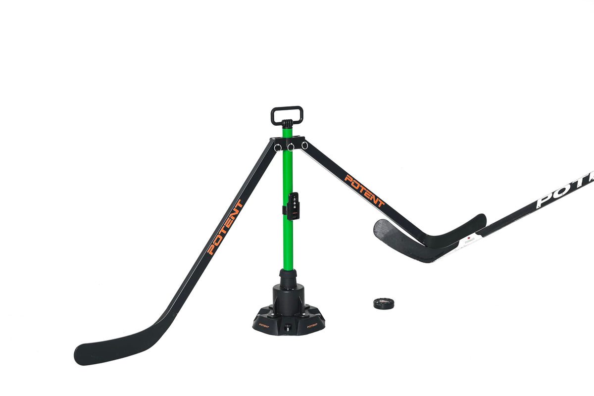 Potent Spin Defender 2.0 â App-Powered Rotating Hockey Defense Training System