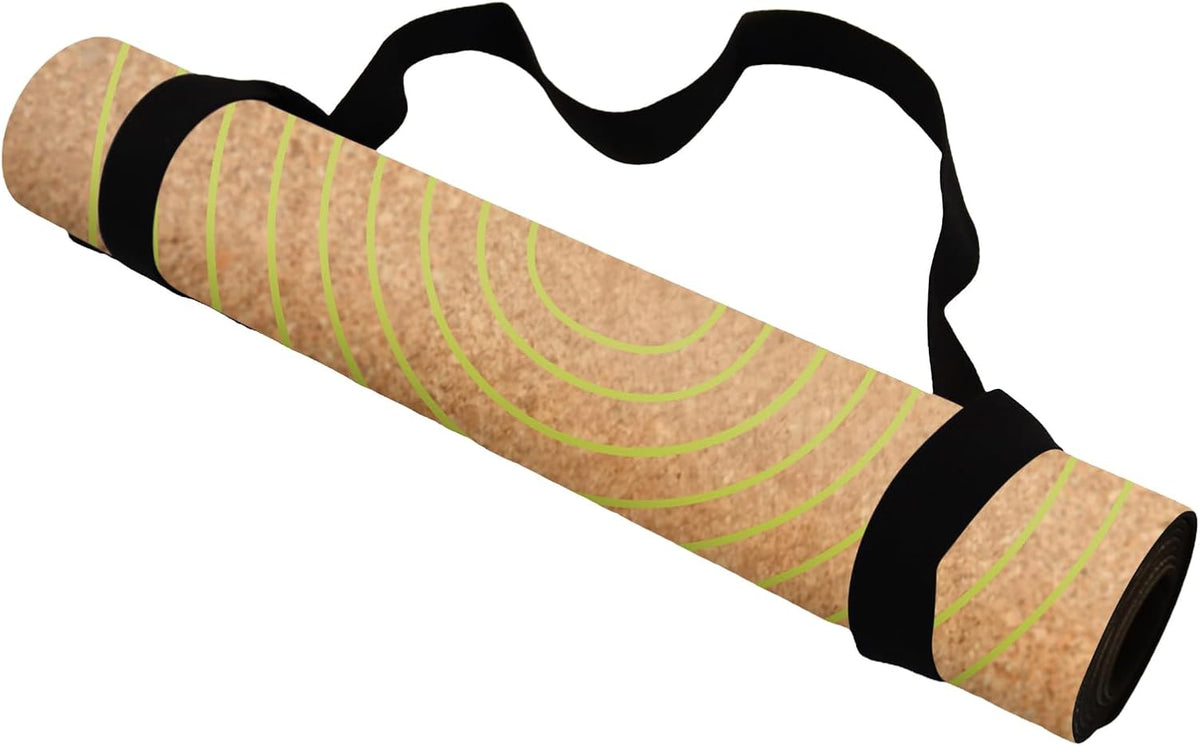YOGA DESIGN LAB | The Cork Yoga Mat | Eco Luxury | Ideal for Hot Yoga, Power, Bikram, Ashtanga, Sweaty Workouts | Studio Quality | Includes Carrying Strap!