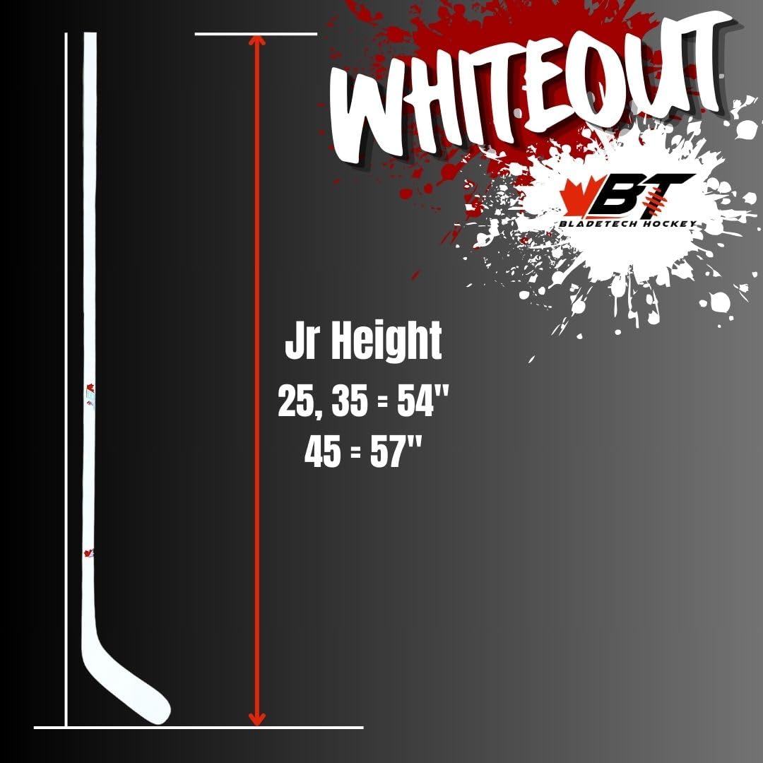 Bladetech Whiteout - Junior Hockey Stick