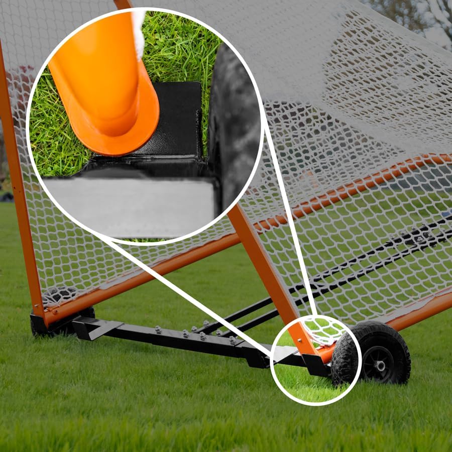 FORZA Lacrosse Goal Dolly | Heavy-Duty, All-Terrain Goal Mover with Puncture-Proof Wheels & Steel Frame â Easy One-Person Transport for 6x6, 4x4 & 6x4 Lacrosse & Soccer Goals