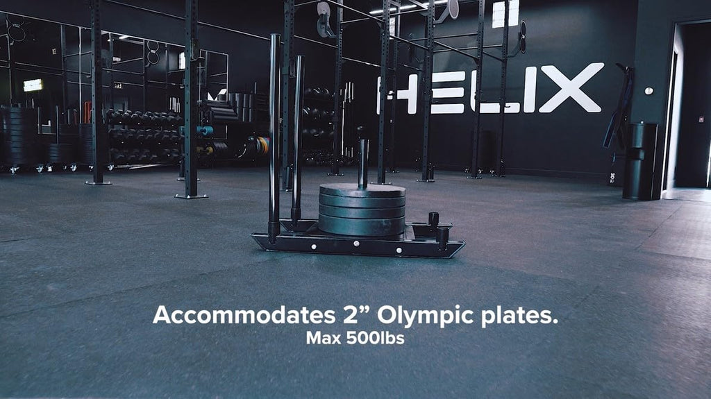 miR 300lbs - 500lbs Max Weight Heavy Duty Power Speed Sled with Color Options. at Home, Gym, and Football Training