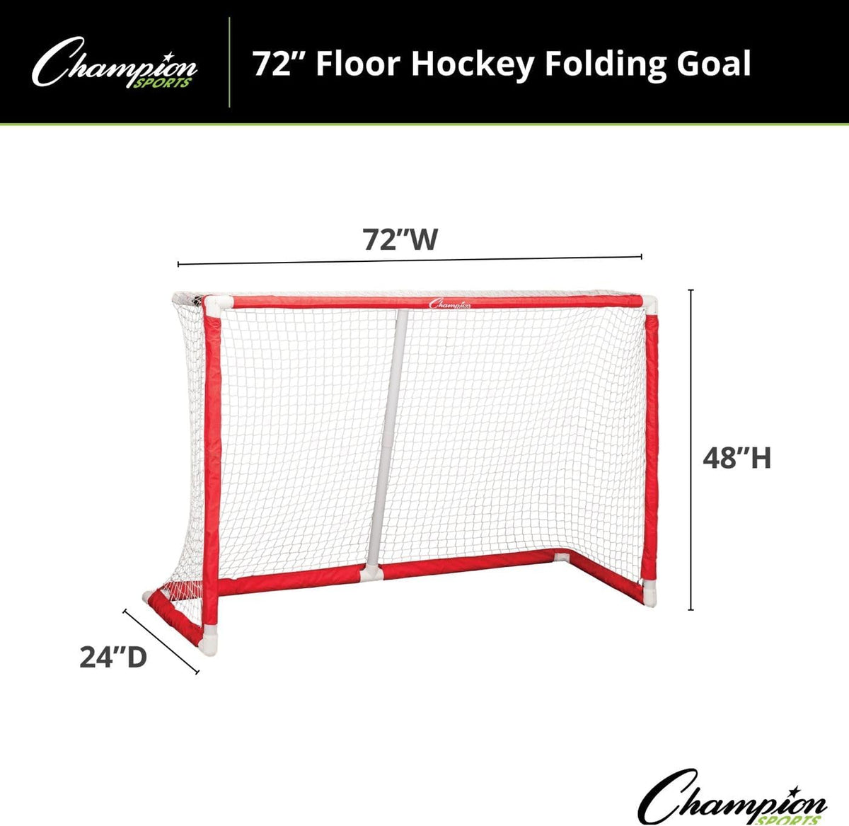 Champion Sports Floor Hockey Collapsible Goal (